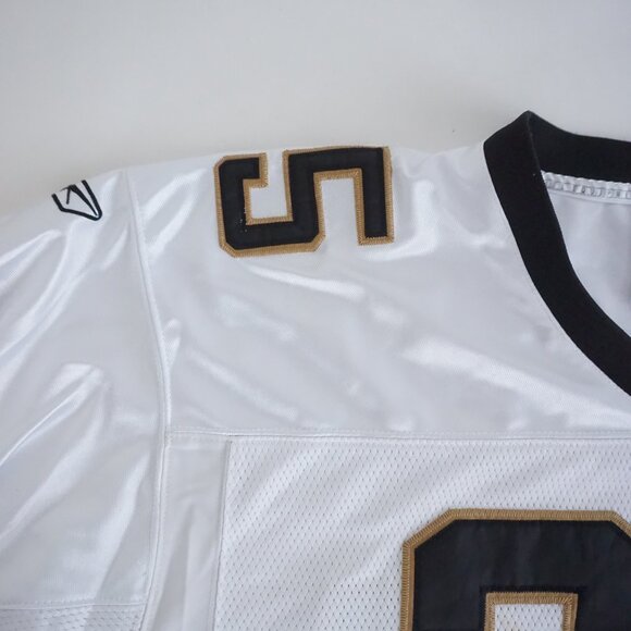Vintage Y2K Reebok Nfl Reggie Bush #25 New Orleans Saints White Jersey Size 48 - Picture 8 of 11